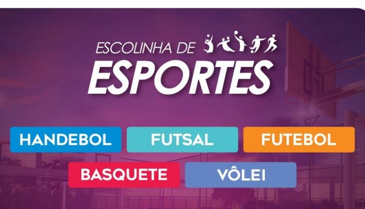 Agite sua vida: estão abertas as inscrições das Escolinhas de Esportes em Caetité